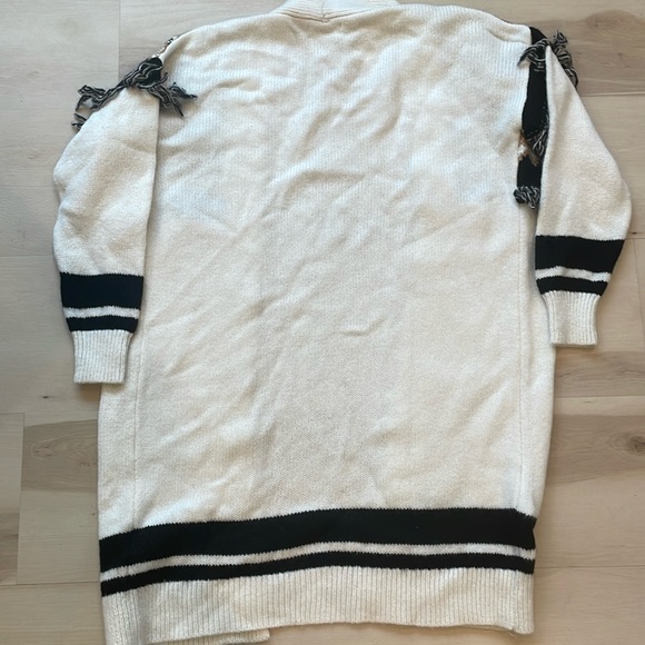 Anthropologie Penelope fair isle fringed western duster cardigan - Picture 10 of 10